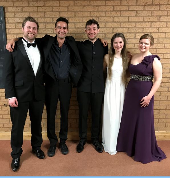soloists and conductor May 2018